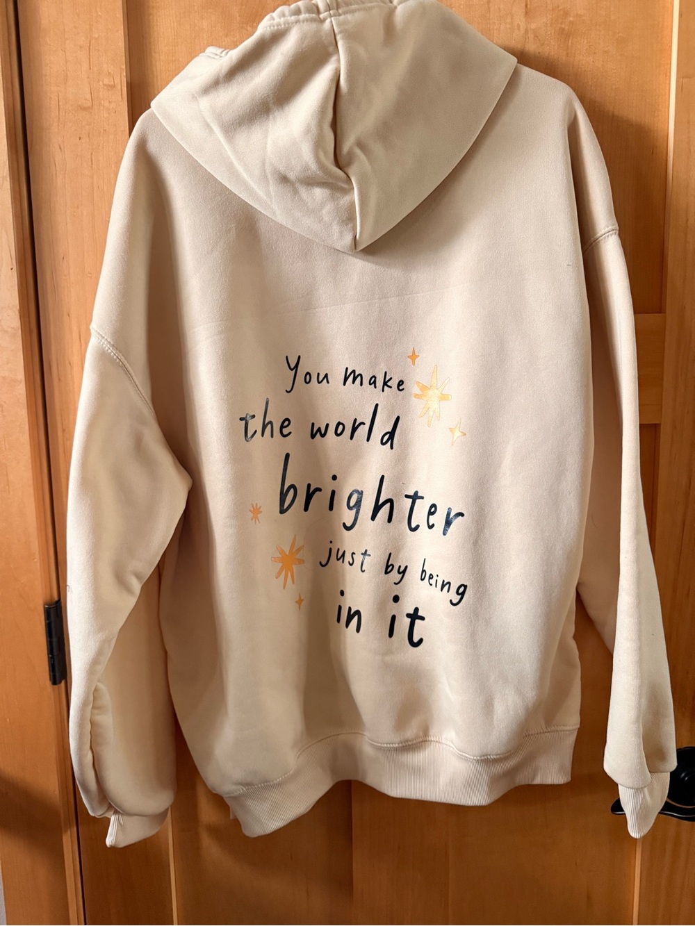 Brand new Source Unknown Cream "Light Bringer" Hoodie - Picture 3 of 3